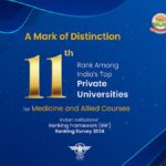 TMU Secures 11th Rank in Medicine and Allied Courses in IIRF University Rankings 2024